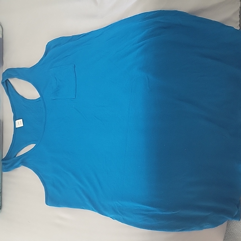 Blue loose dress